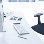 Clean office in Chicago during summer