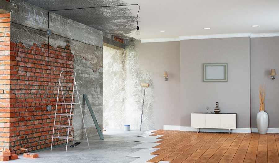 Post construction cleaning before and after