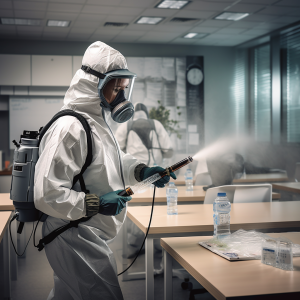 Training the cleaning staff